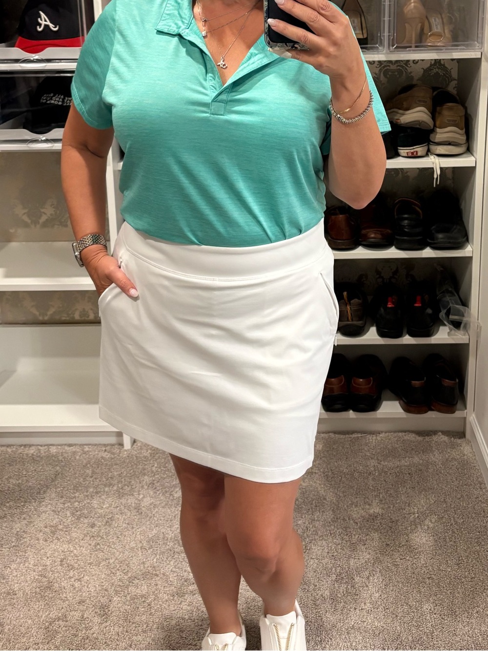 Tommy Bahama White Pull-On Golf Skort